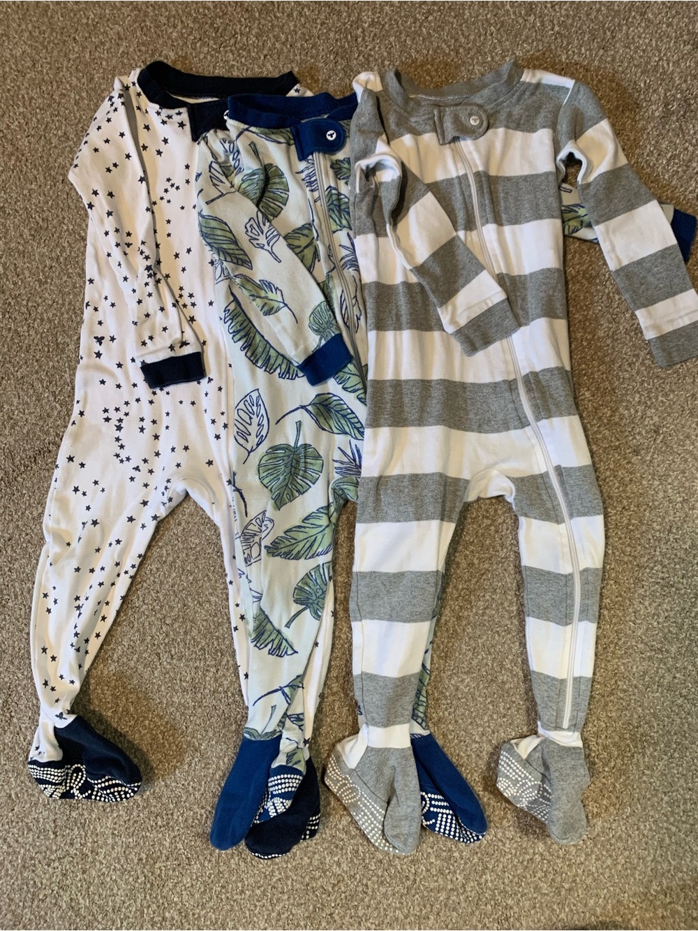 Burt’s Bees Zipper Sleeper Bundle 18 Months